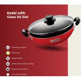 Boche Kadai with Glass Lid 240cm (Induct...