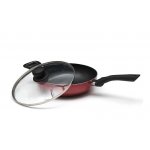 Le Wàre Deep Fry Pan with Glass Lid 26cm
