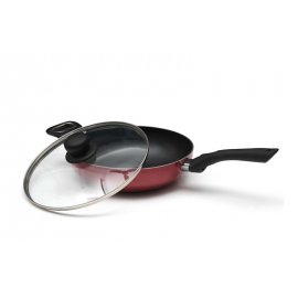 Le Wàre Deep Fry Pan with Glass Lid 26c...
