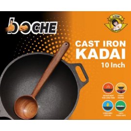 Boche Cast Iron Kadai 10" | 3 Ltr. | 3.5kg