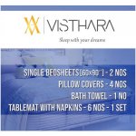VISTHARA NEW SINGLE BEDSHEET AND DINING SET