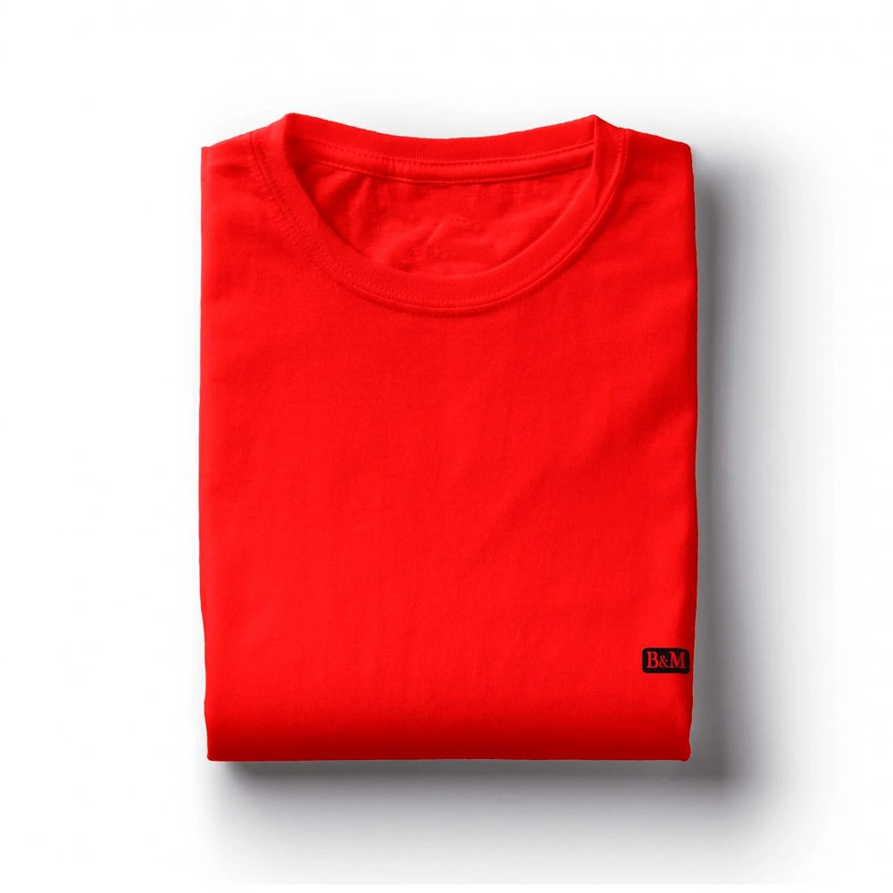 B & M Round T-Shirt  1 pcs (Red)